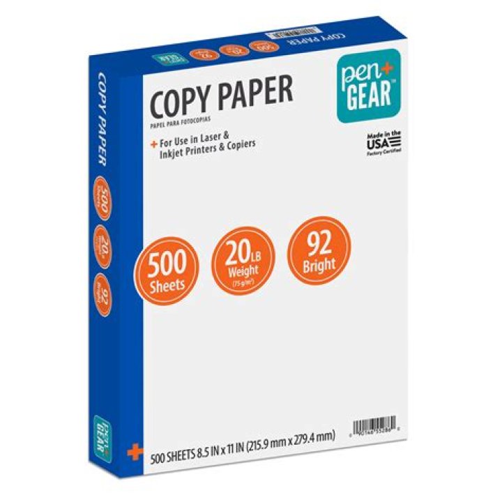 Pack of paper with 500 sheets