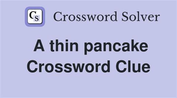 Pancake shape Crossword Clue LA Times Answer