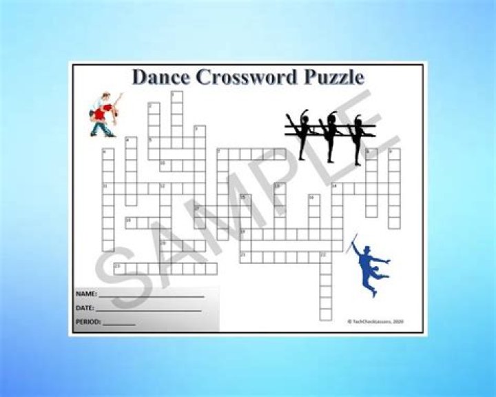 Performed a Latin ballroom dance Crossword Clue