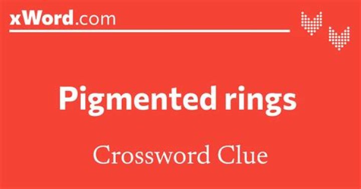 Pigmented rings Crossword Clue 