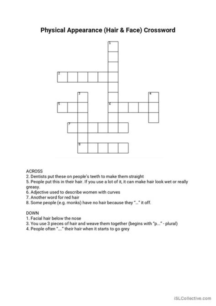 Place for a gold facial Crossword Clue Daily Themed Mini