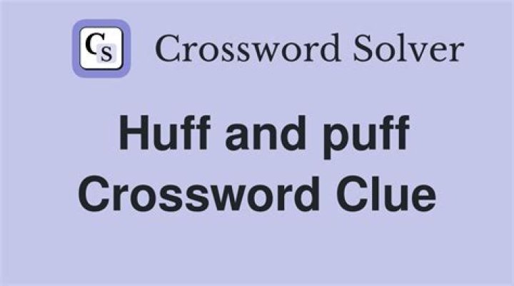 Pull, or a puff Crossword Clue NYT