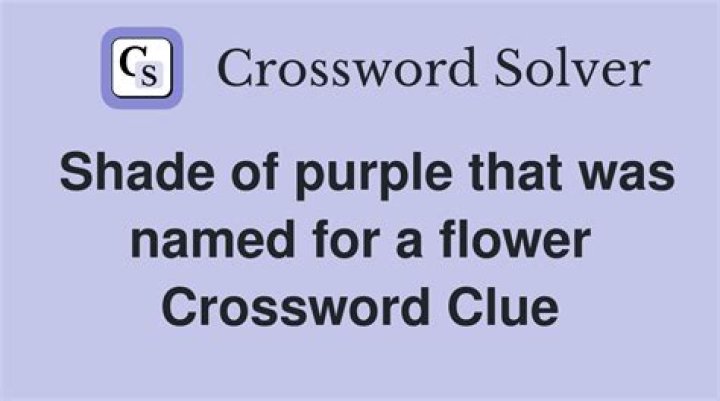 Softer shade of purple Crossword Clue Daily Themed 5 letters Answer