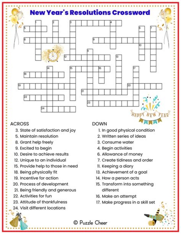 Some New Year's resolutions NYT Crossword Clue