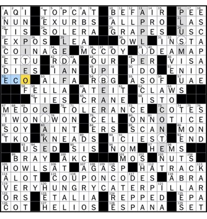 Spanish for "three" NYT Crossword Clue