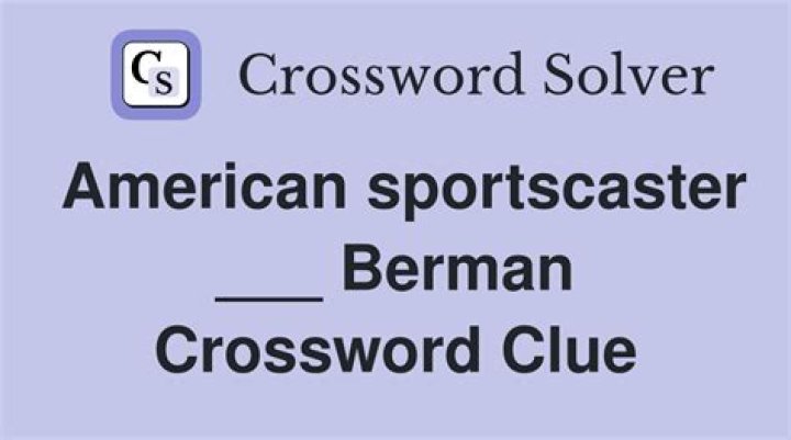 Sportscaster Berman