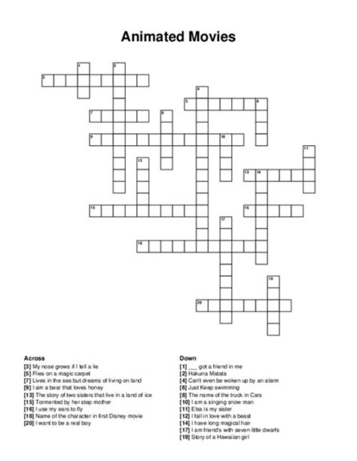 Suitable for all ages, as a movie Crossword Clue