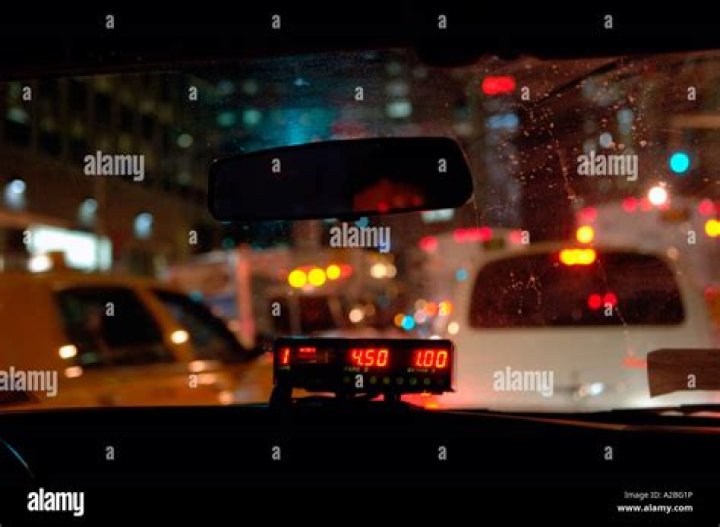 Taxicab meter's display