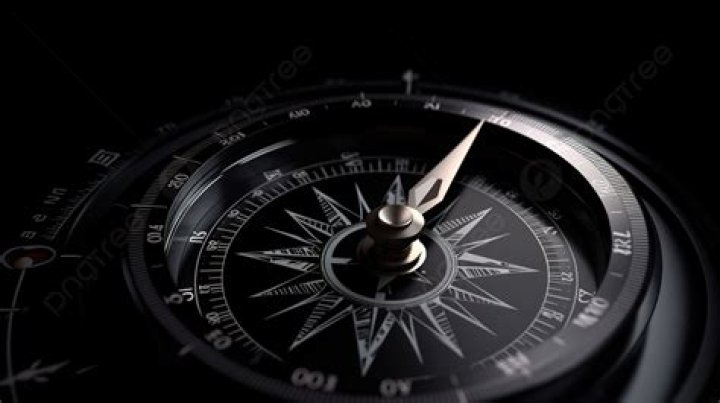 The right side of a compass