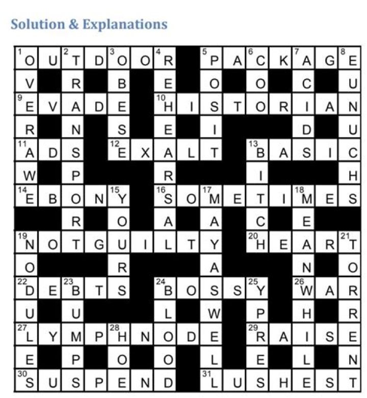 Thomas Joseph Addition column 4 letters Crossword Clue Answers