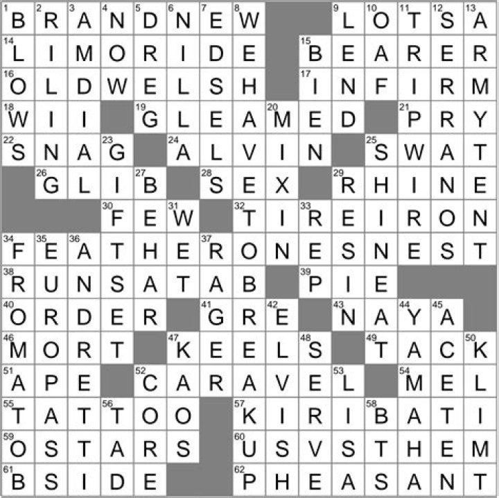 Thomas Joseph Half of a trattoria dinner Crossword Clue