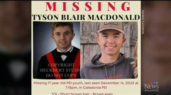 	Tragic End to the Search for Missing Teen Tyson Blair MacDonald	