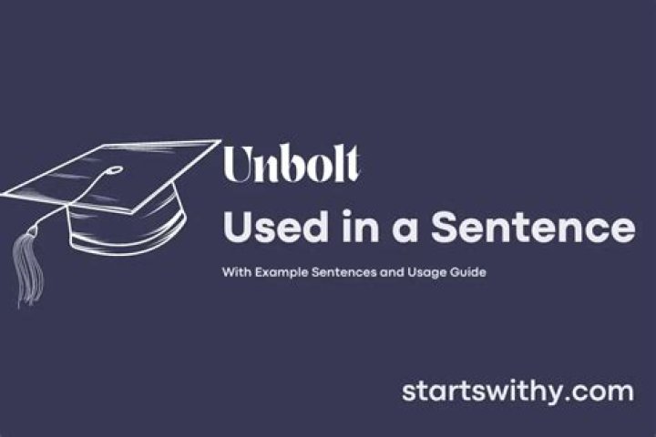 Unbolt