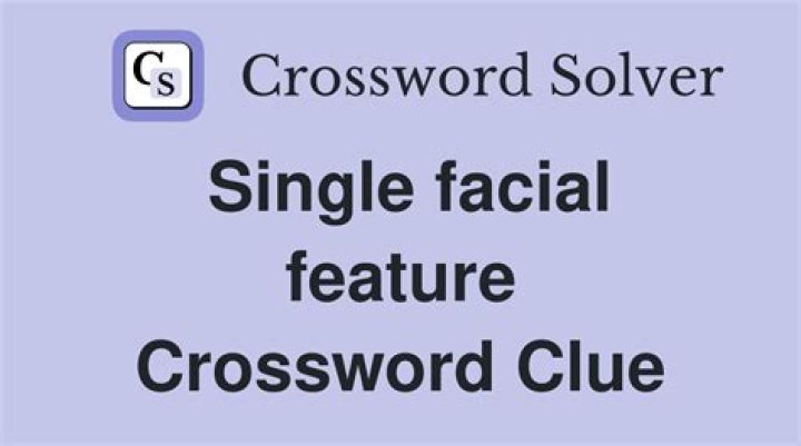 Universal Rugged facial feature? Crossword Clue