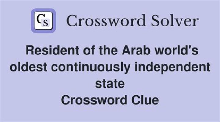 Universal The Arab world's oldest independent state Crossword Clue