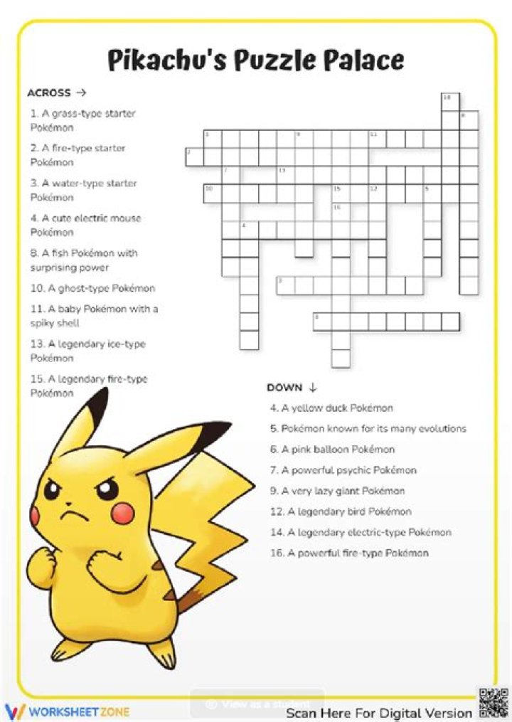 Virtual game described as a cross between Tamagotchi and Pokémon Crossword Clue NYT 7 letters