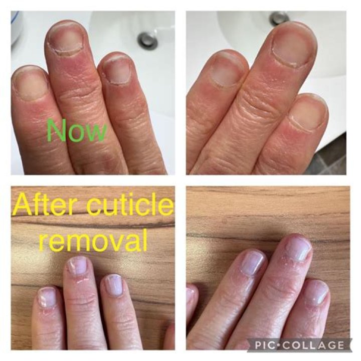 What gets painted during a manicure