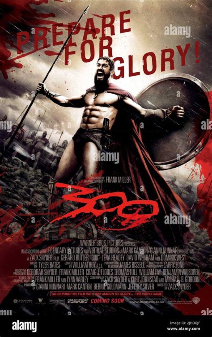 Who there were three hundred of in the movie 300