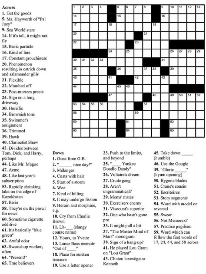 Without a hint of leniency Wall Street Crossword Clue, WSJ Answer